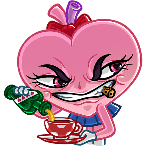 VK Sticker Heart-chan #26