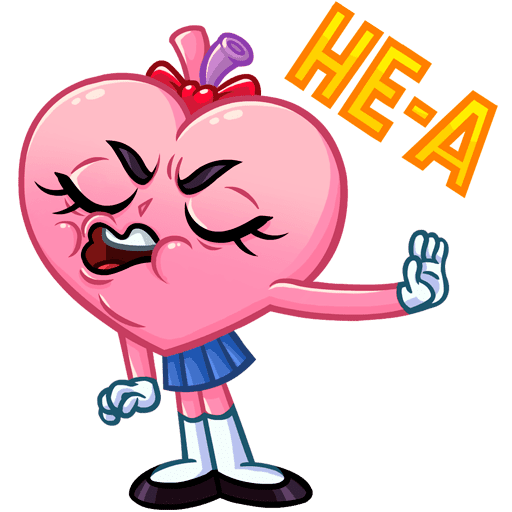VK Sticker Heart-chan #31
