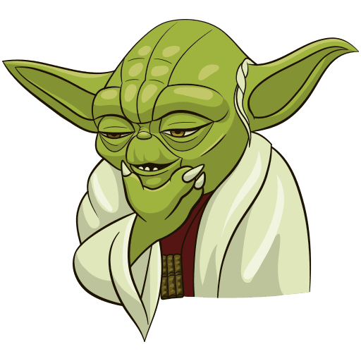 VK Sticker Holiday Yoda #5