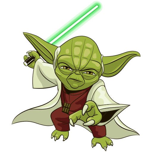 VK Sticker Holiday Yoda #12