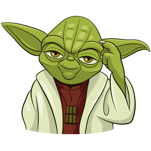 VK Sticker Holiday Yoda #17