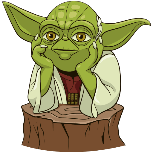 VK Sticker Holiday Yoda #26
