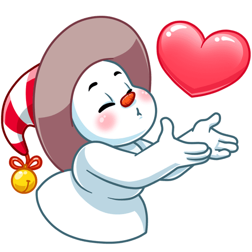 VK Sticker Little Snowman #2