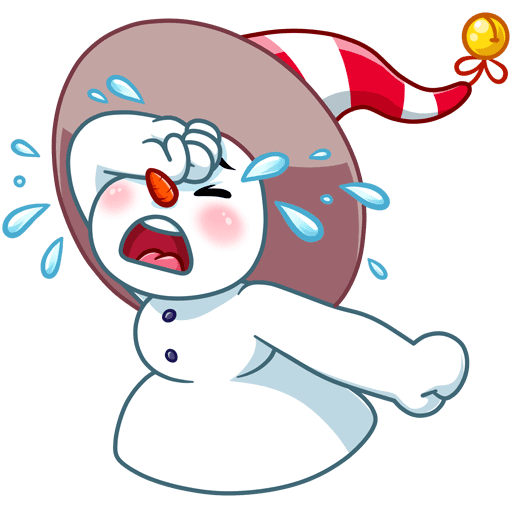 VK Sticker Little Snowman #29