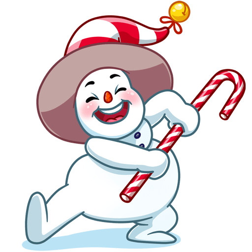 VK Sticker Little Snowman #35