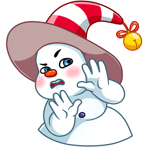 VK Sticker Little Snowman #41