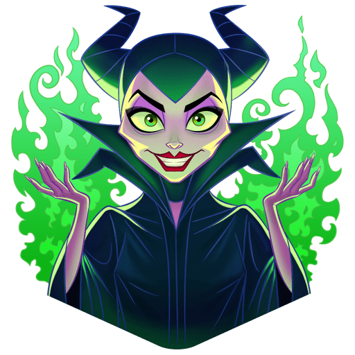 VK Sticker Maleficent #9