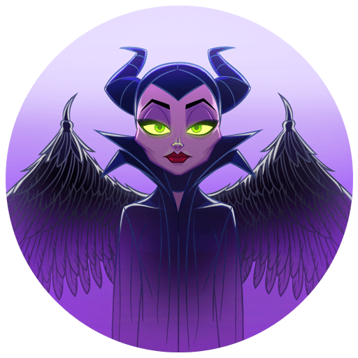 VK Sticker Maleficent #12