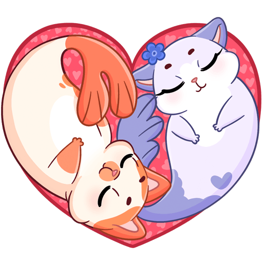 VK Sticker Mew-Meow and Murrmaid #4