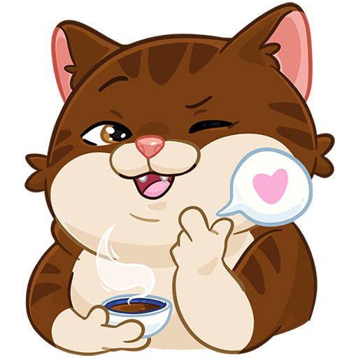 VK Sticker Merchant’s Cat #3