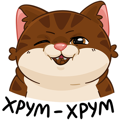 VK Sticker Merchant’s Cat #12