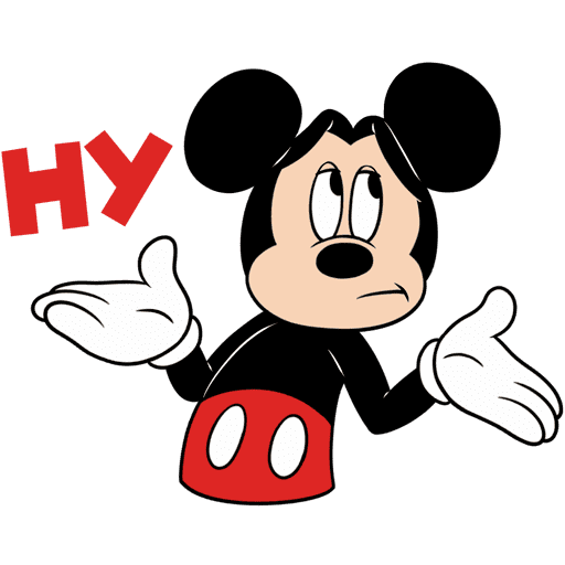 VK Sticker Mickey Mouse #21