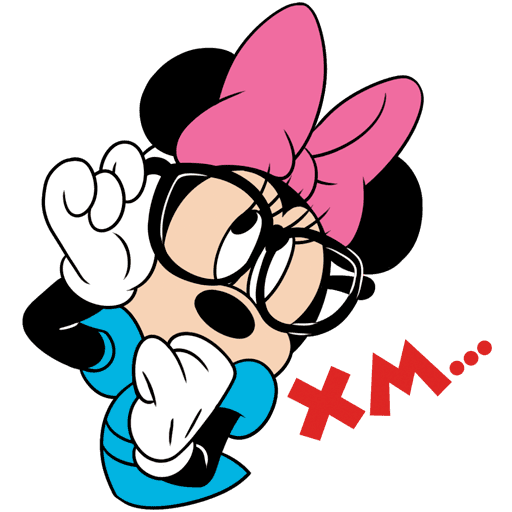 VK Sticker Minnie Mouse #7