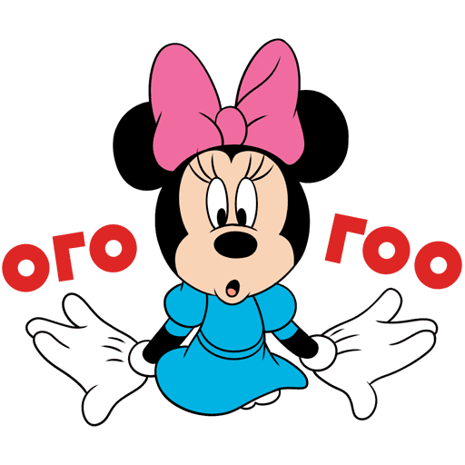 VK Sticker Minnie Mouse #12