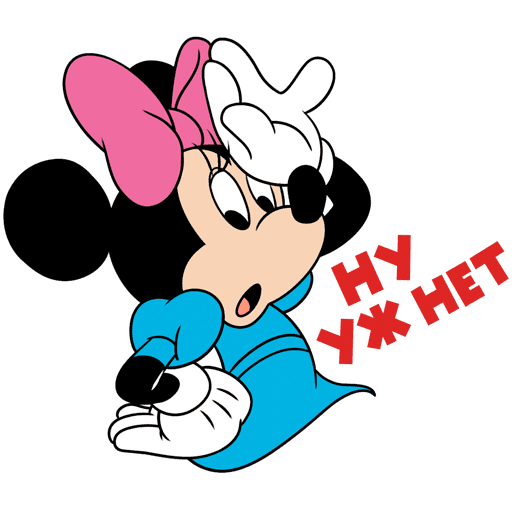VK Sticker Minnie Mouse #14