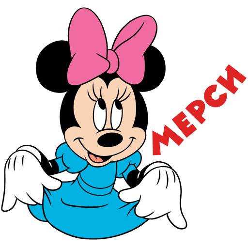 VK Sticker Minnie Mouse #15