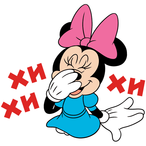 VK Sticker Minnie Mouse #16