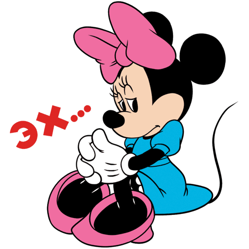 VK Sticker Minnie Mouse #22