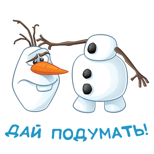 VK Sticker Olaf from 