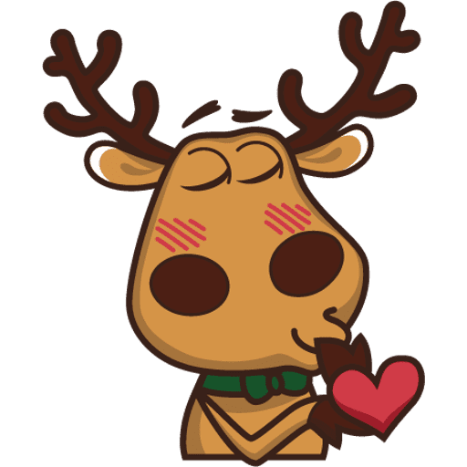 VK Sticker The Deer #7