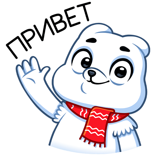 VK Sticker Polar Misha #1