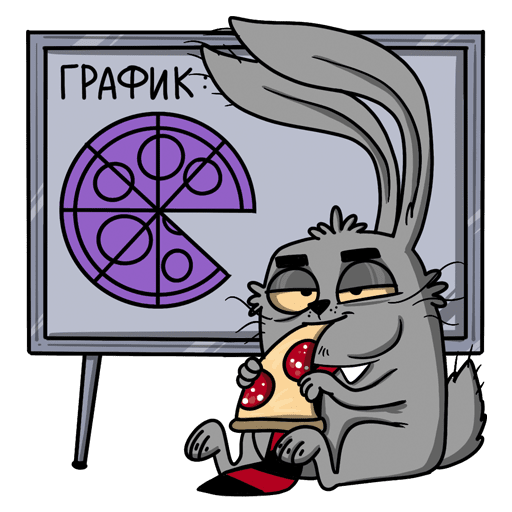 VK Sticker Rabbit Yakov #12