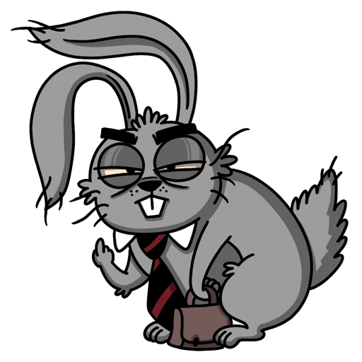 VK Sticker Rabbit Yakov #38
