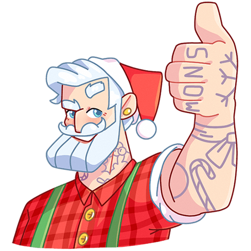 VK Sticker Santa #1
