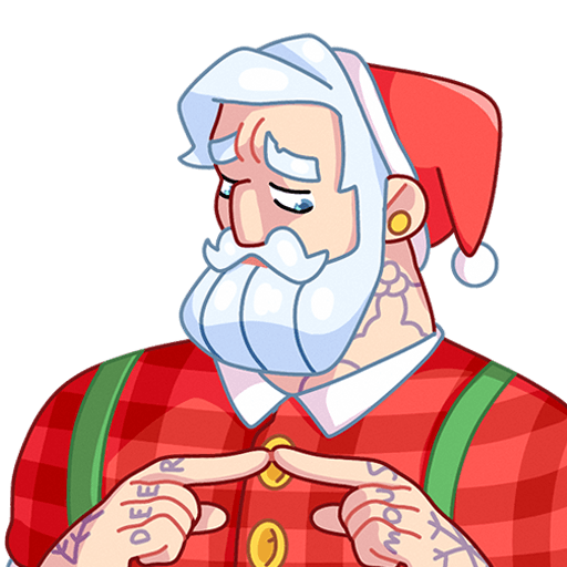 VK Sticker Santa #38