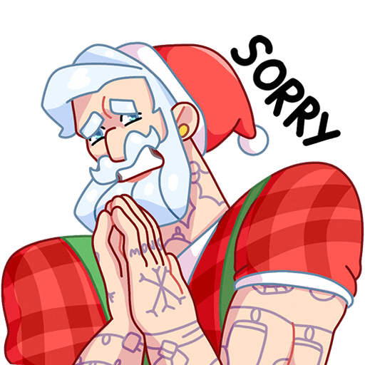 VK Sticker Santa #39
