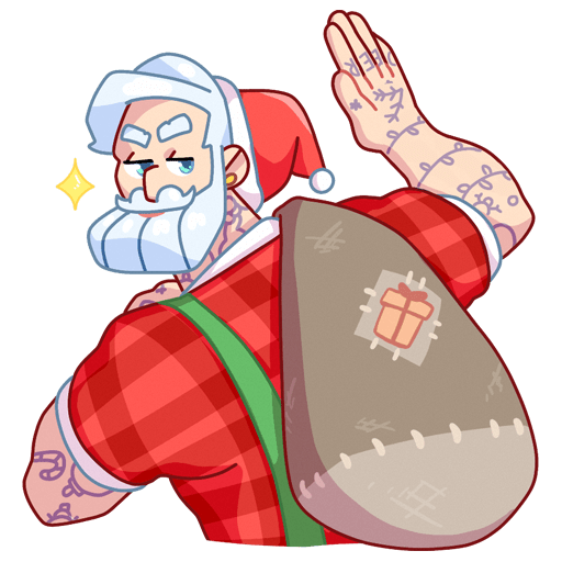 VK Sticker Santa #44