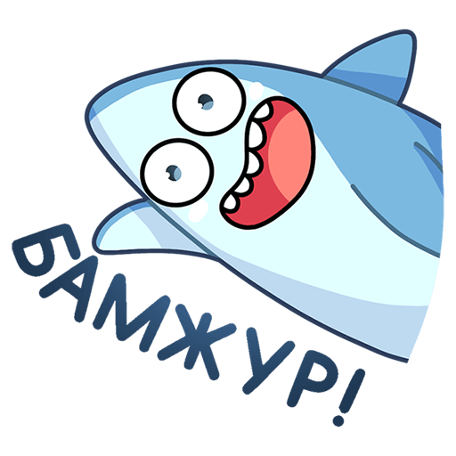 VK Sticker Sharky #1