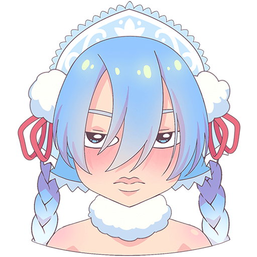 VK Sticker Snow Maiden Yuko #7