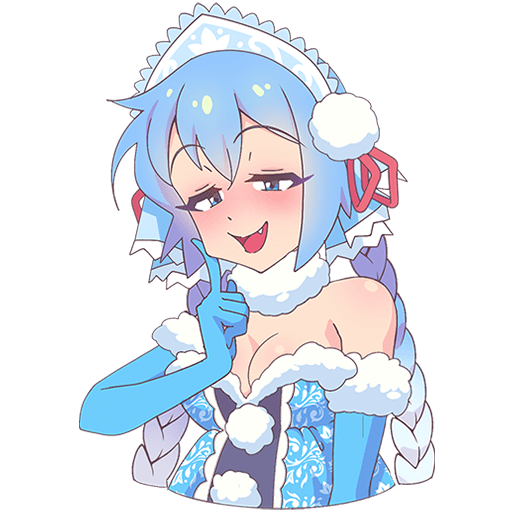 VK Sticker Snow Maiden Yuko #16