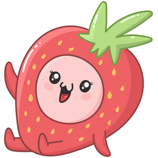 VK Sticker Strawberry #1