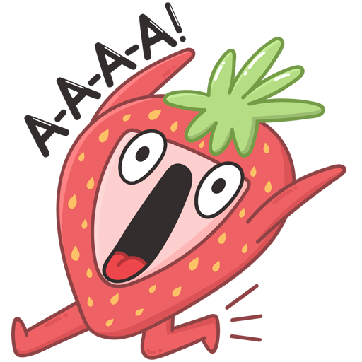 VK Sticker Strawberry #5