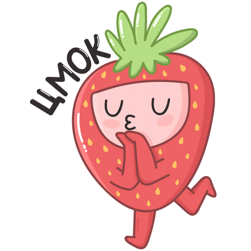 VK Sticker Strawberry #9