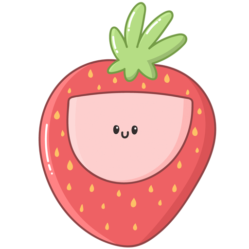 VK Sticker Strawberry #12