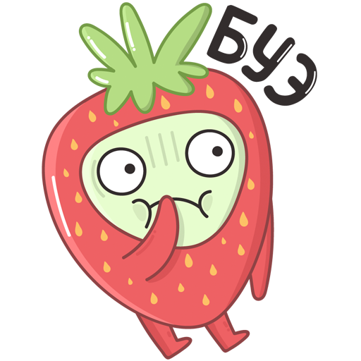 VK Sticker Strawberry #42
