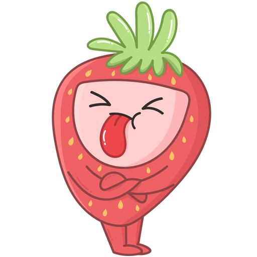 VK Sticker Strawberry #47