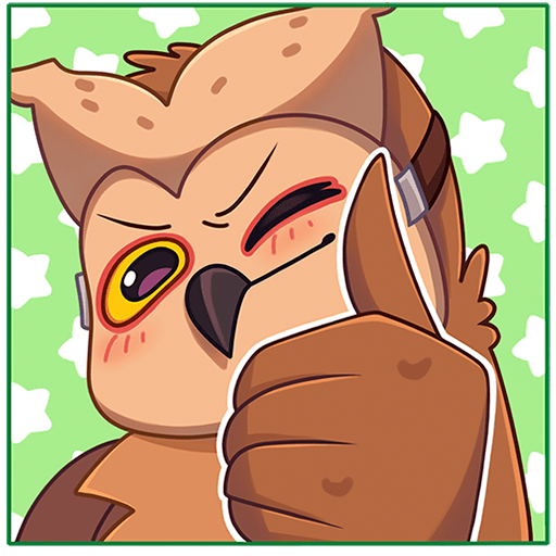 VK Sticker Owl #1