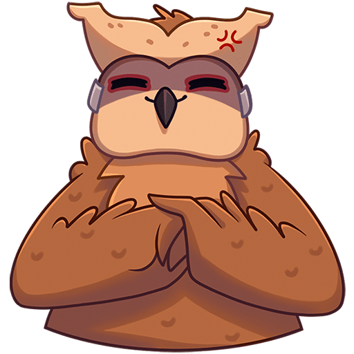 VK Sticker Owl #5
