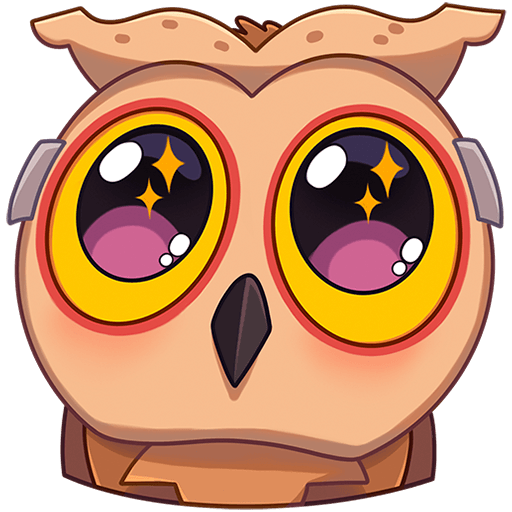 VK Sticker Owl #12