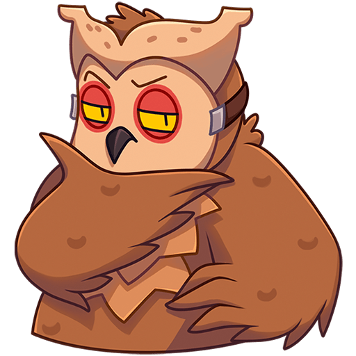 VK Sticker Owl #14
