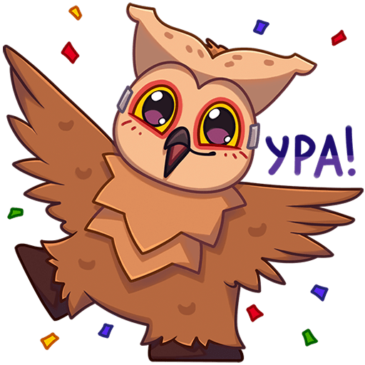 VK Sticker Owl #19