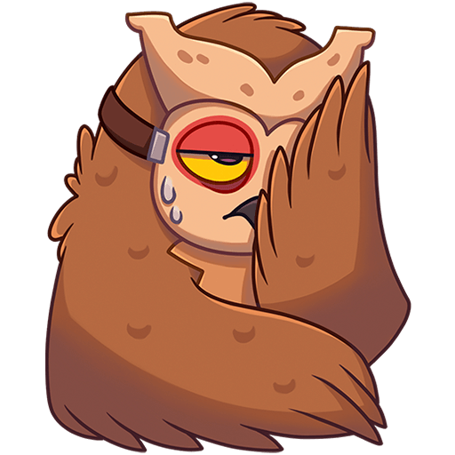 VK Sticker Owl #23