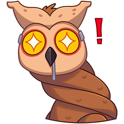 VK Sticker Owl #24
