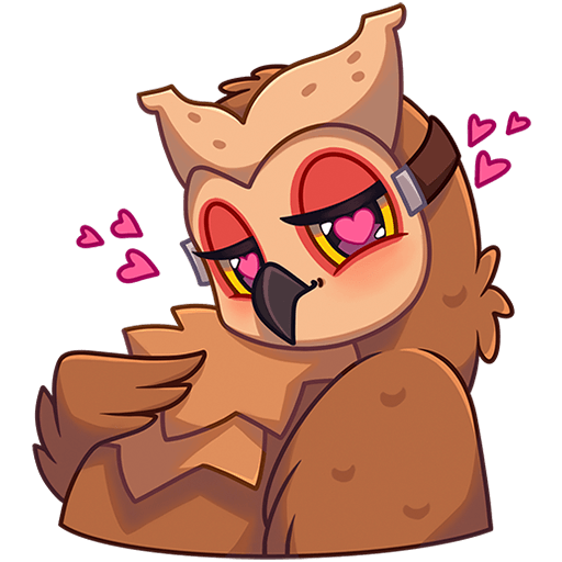 VK Sticker Owl #27