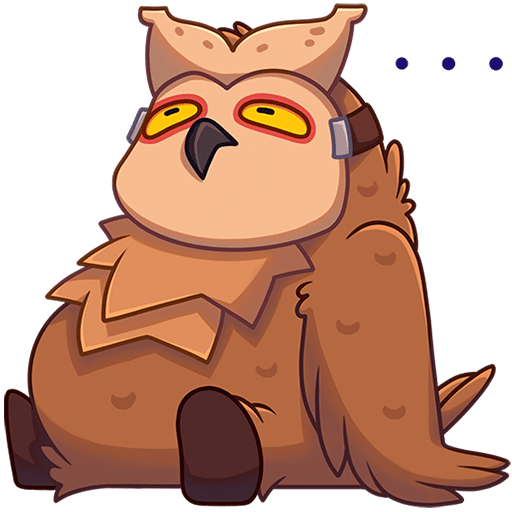 VK Sticker Owl #28