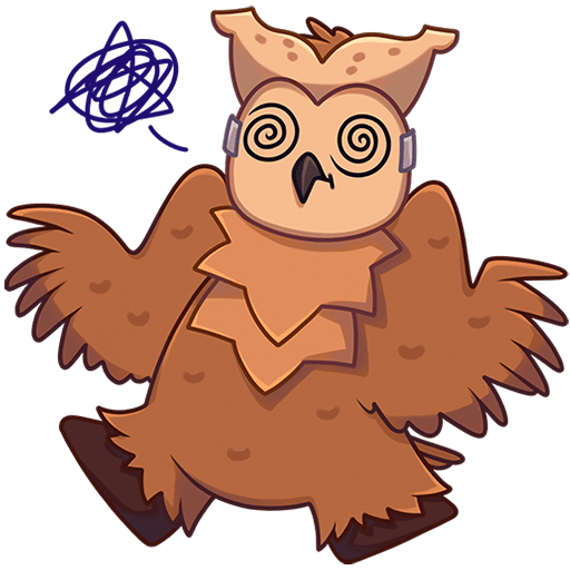 VK Sticker Owl #31